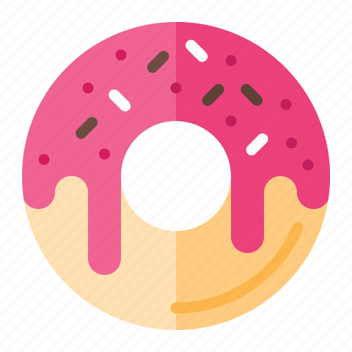 Food, meal, restaurant, junkfood, dessert, donut, doughnut icon - Download on Iconfinder