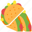 taco, tortila, mexican, sandwich 