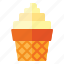 ice, cream, dessert, cone, cup 