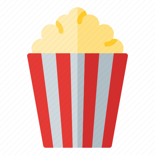 Popcorn, snack, movie, theater, buttered, salty, crunchy icon - Download on Iconfinder
