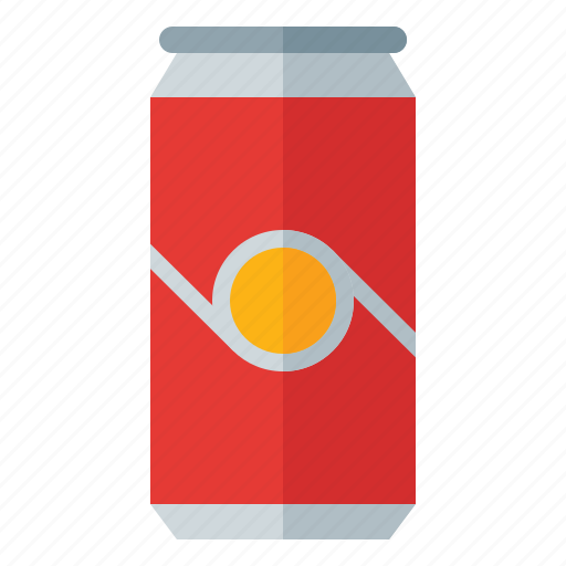 Soda, carbonated, drink, soft, cola, beverage, can icon - Download on Iconfinder