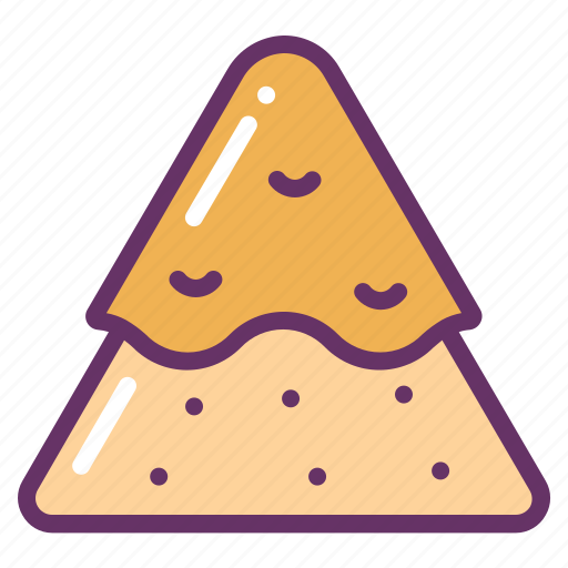 Cheese, chip, fast, food, nacho icon - Download on Iconfinder