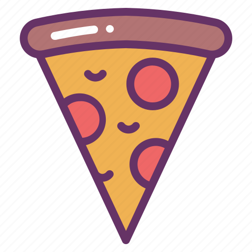Cheese, fast, food, pepperoni, pizza, slice icon - Download on Iconfinder