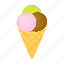 cone, cream, ice, isometric, product, snack, whipped 