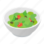 bowl, food, isometric, meal, organic, salad, vegetarian 