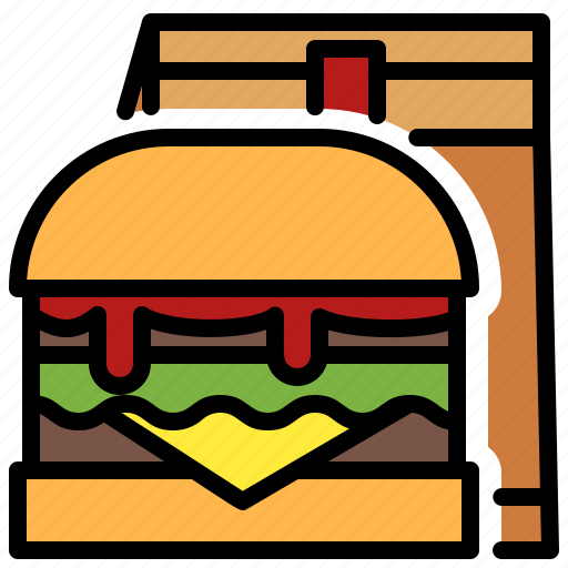 Burger, patty, beef, meat, sandwich icon - Download on Iconfinder