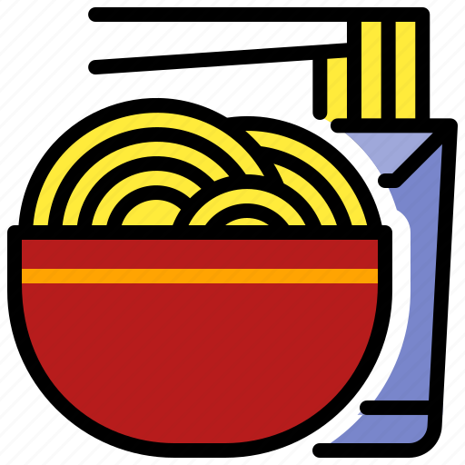 Noodle, pasta, spaghetti, ramen, chopstick icon - Download on Iconfinder