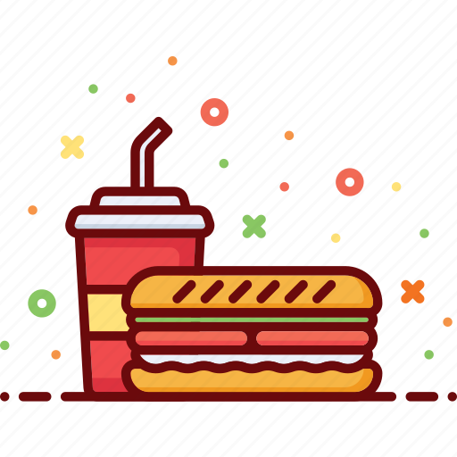 Burger, drink, eat, fast food, food, sandwich, soda icon - Download on Iconfinder