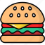 burger, hamburger, junk food, fast food, meal, beef burger 