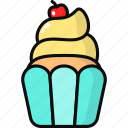 cupcake, cake, dessert, bakery, pastry, sweet food