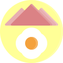 breakfast, egg, fastfood, food, ham, plate, fast 