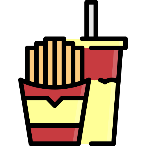 Drink, food, french, fries, soft, takeaway, fast icon - Free download
