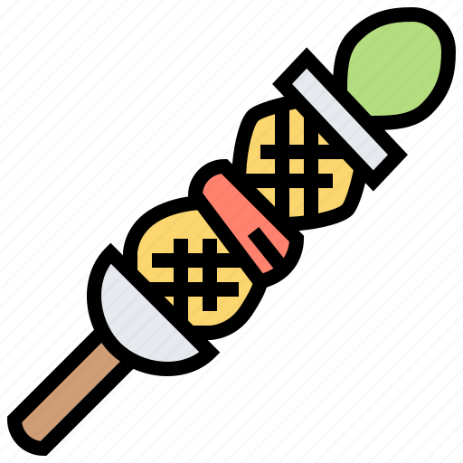 Barbeque, grilled, meat, party, snack icon - Download on Iconfinder