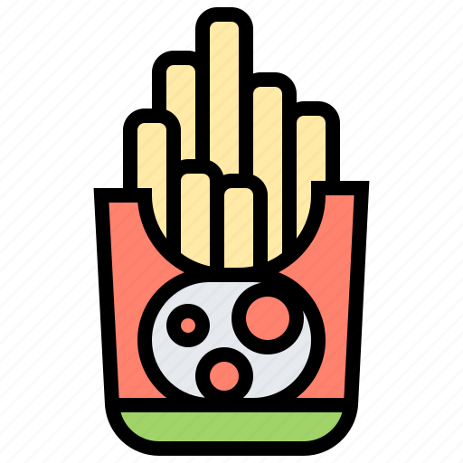 Appetizer, french, fries, potato, snack icon - Download on Iconfinder