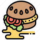 cheeseburger, food, hamburger, meat, tasty