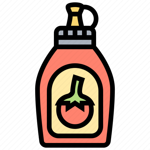 Dipping, flavor, ketchup, sauce, tomato icon - Download on Iconfinder