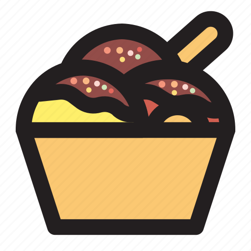 Bowl, cream, dessert, ice cream, sweet icon - Download on Iconfinder