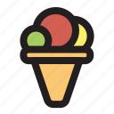 cone, cream, ice, icecream, sweet