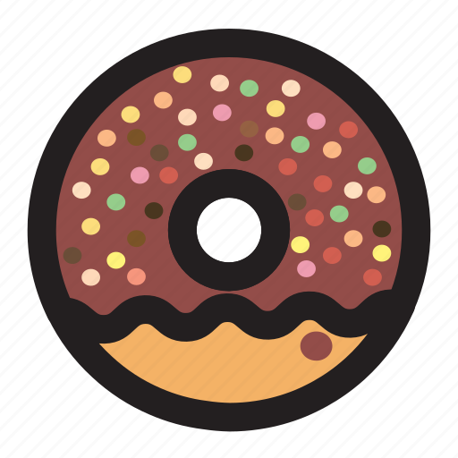 Chocolate, donut, eat, fast food, meal icon - Download on Iconfinder