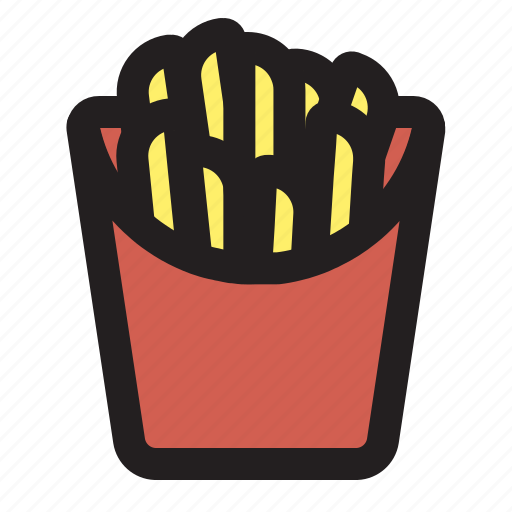 Fast food, fried, fries, potato, snack icon - Download on Iconfinder