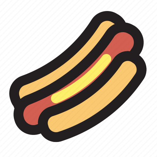 Eat, fast food, hotdog, meal, meat icon - Download on Iconfinder