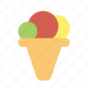 cone, cream, ice, ice cream, icecream
