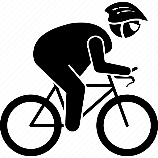 Fat, man, cycling, biking, bicycle, cyclist, overweight icon - Download on Iconfinder