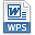 File, extension, wps icon - Free download on Iconfinder