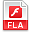 File, extension, fla icon - Free download on Iconfinder