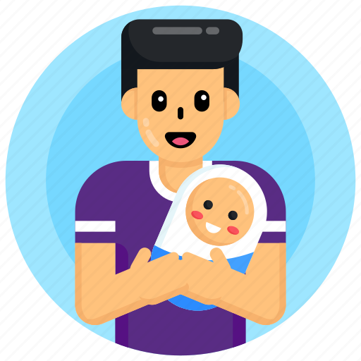 Neonate, fatherhood, father love, newborn baby, neonatal icon - Download on Iconfinder