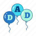 fathersday, father, dad, husband, family, love, gift, balloon