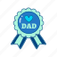 fathersday, father, dad, husband, family, love, gift, badge 