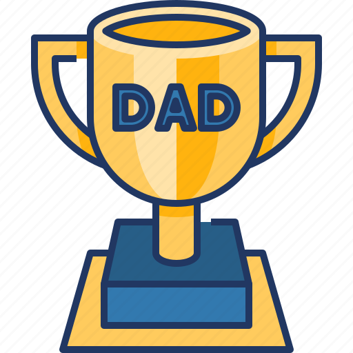Trophy, award, medal, dad, fathers day, reward, prize icon - Download on Iconfinder