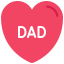 dad, daddy, heart, love 