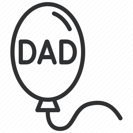 Balloon, blimp, bubble, dad icon - Download on Iconfinder