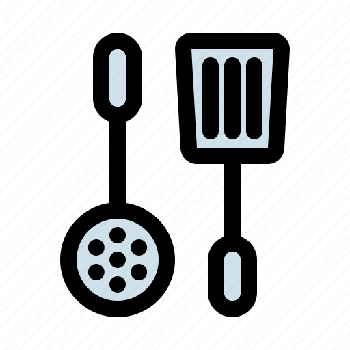 Cooking, equipment, household, kitchen, ladle, spatula, utensil icon - Download on Iconfinder