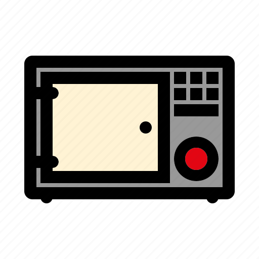 Appliance, cooking, electrical, equipment, household, kitchen, microwave oven icon - Download on Iconfinder