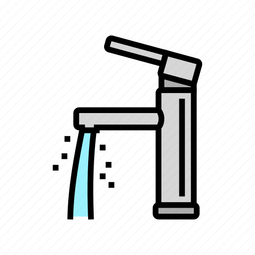 Flow, faucet, water, sink, tap, bathroom icon - Download on Iconfinder