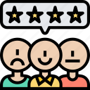 customer, rating, ranking, satisfaction, feedback