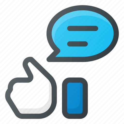 Feedback, good, like, messge, positive icon - Download on Iconfinder