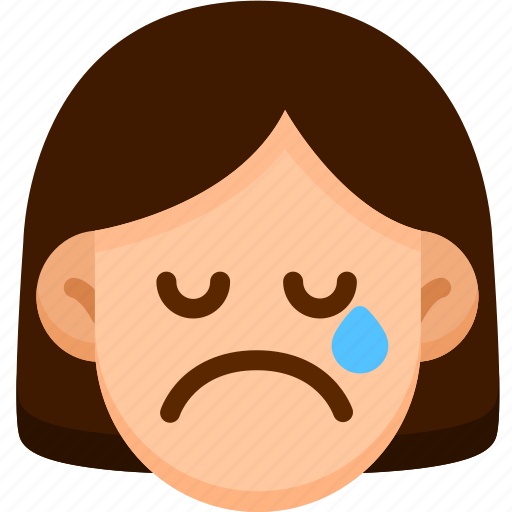 Cry, emoji, emotion, expression, face, feeling icon - Download on Iconfinder