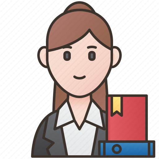 Librarian, library, reader, teacher, woman icon - Download on Iconfinder