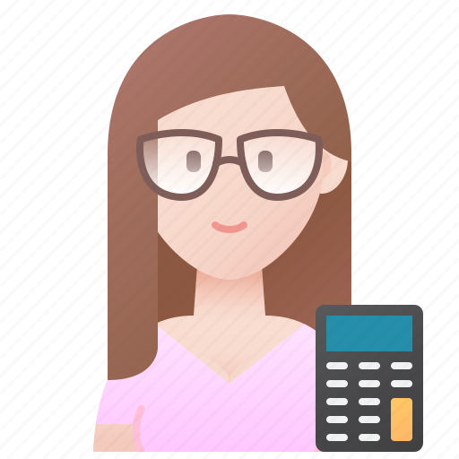 Accountant, banker, calculator, cashier, employee icon - Download on Iconfinder