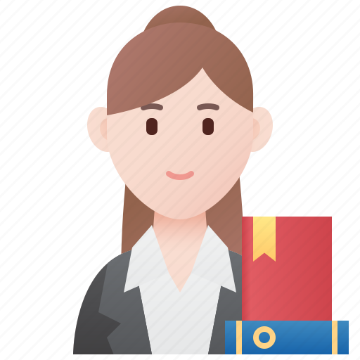 Librarian, library, reader, teacher, woman icon - Download on Iconfinder