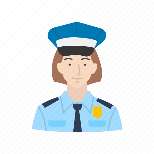Female, police, police woman, woman icon - Download on Iconfinder
