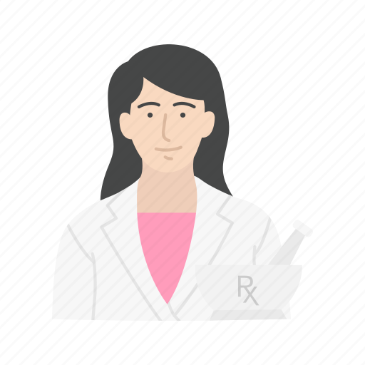 Female, female pharmacist, medicine, pharmacist icon - Download on Iconfinder