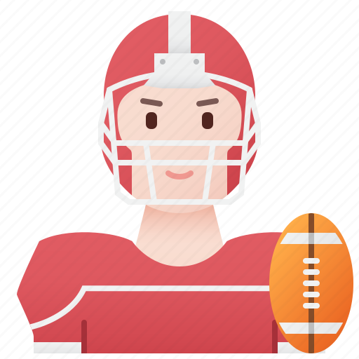 American, female, football, player, sport icon - Download on Iconfinder