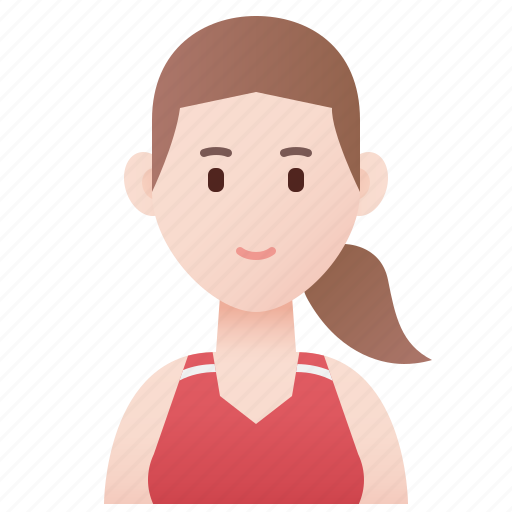 Athletics, exercise, fitness, girl, runner icon - Download on Iconfinder