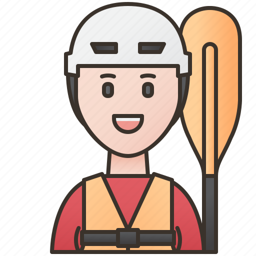 Activity, adventure, canoeing, kayaking, woman icon - Download on Iconfinder