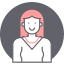 avatar, female, pretty, profile, user, woman 